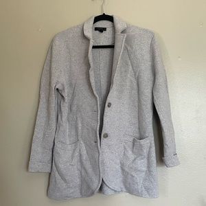 Jcrew grey sweater blazer. Worn once. Size small.
